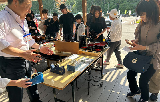 能登半島災害（地震・豪雨）支援バザー（松島・利府地区商業まつり）の様子